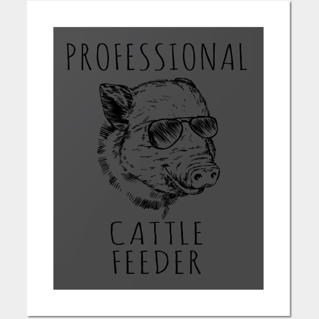 Professional Cattle Feeder. Wall Art by tonydale